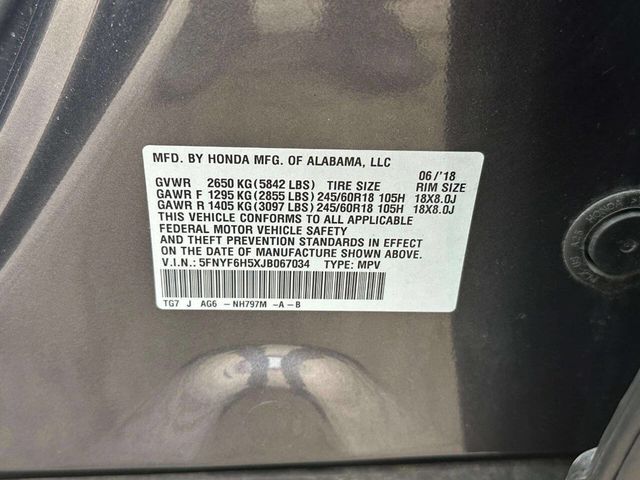 2018 Honda Pilot EX-L AWD - 22946999 - 27