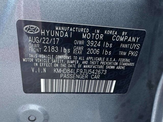 2018 Hyundai Elantra Limited 4dr Sedan - 23002626 - 38