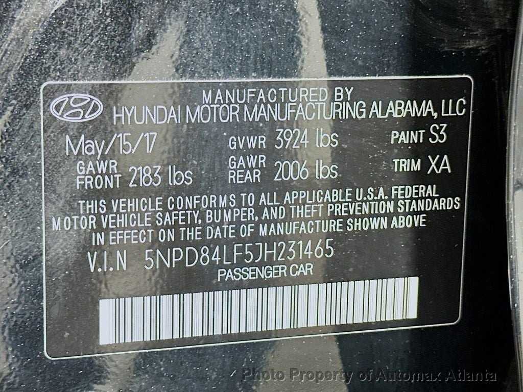 2018 Hyundai Elantra SEL - 22599217 - 33