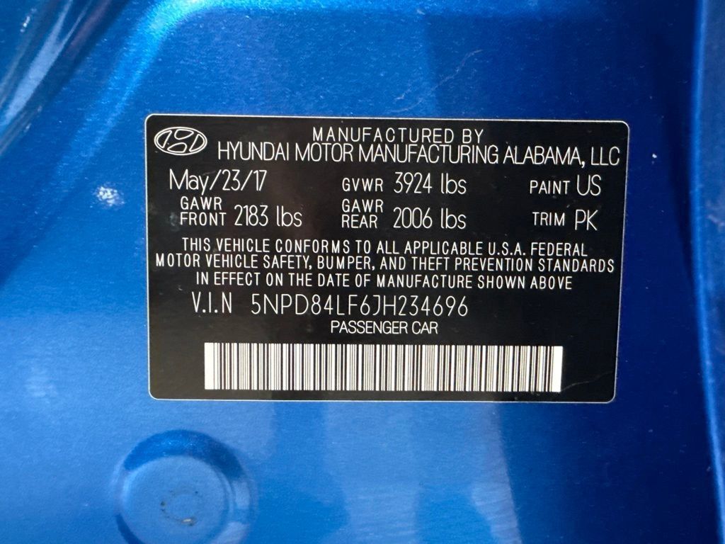2018 Hyundai Elantra SEL 2.0L Automatic SULEV - 23024168 - 26