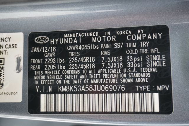 2018 Hyundai Kona Ultimate 1.6T DCT - 22997072 - 33