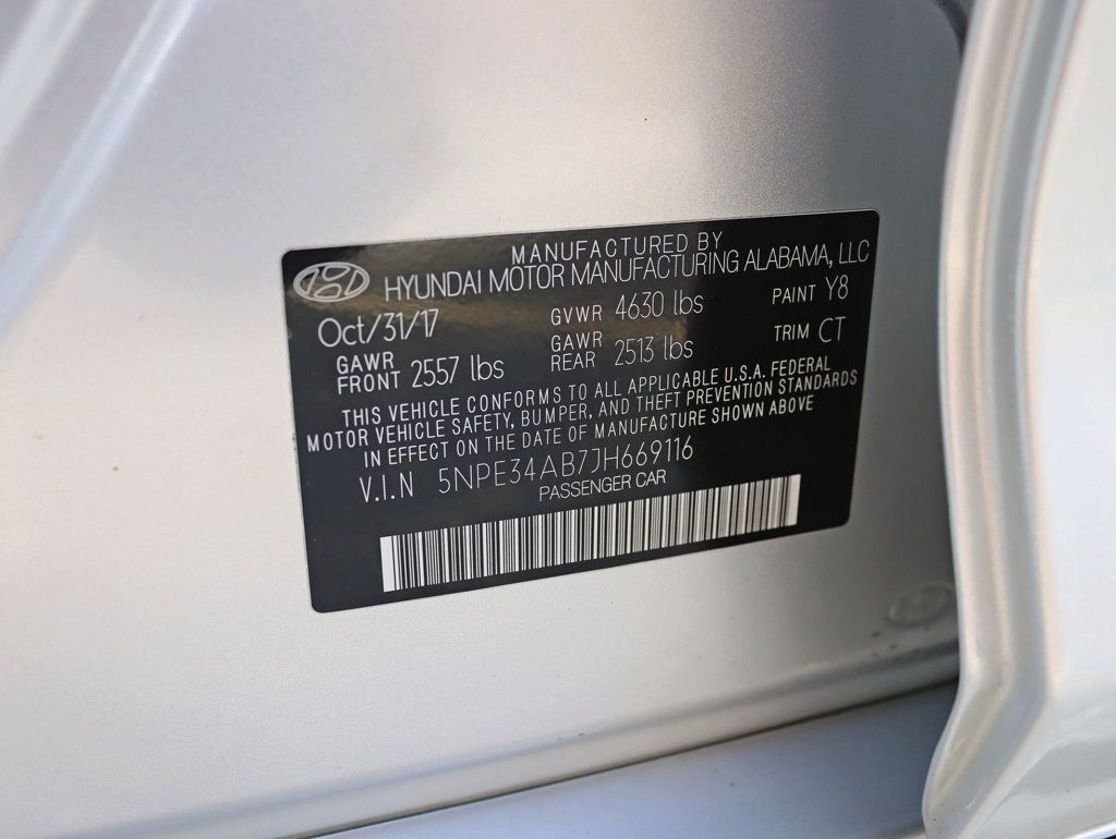 2018 Hyundai Sonata Sport 2.0T - 23029273 - 29