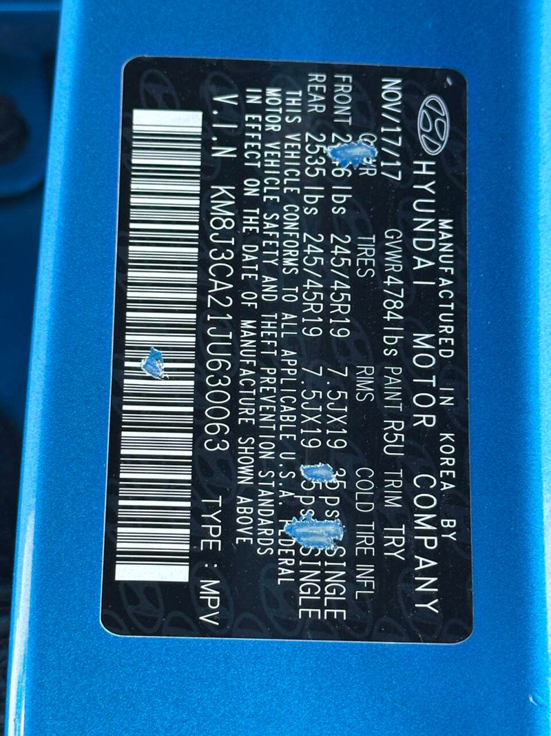 2018 Hyundai Tucson Limited AWD - 22880874 - 19