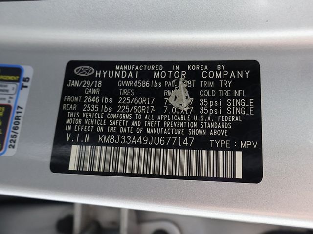 2018 Hyundai Tucson SEL Plus FWD - 22965302 - 50