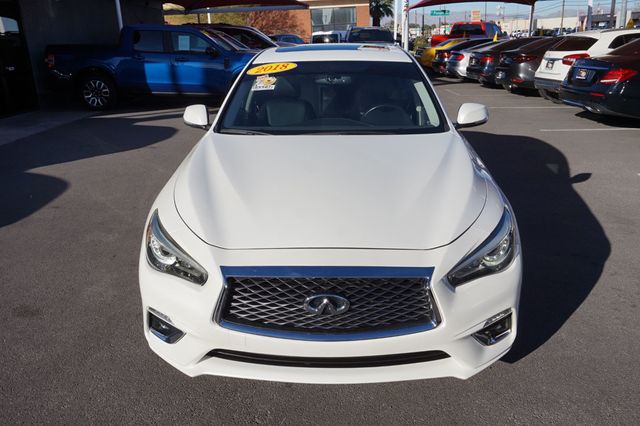 2018 INFINITI Q50 3.0T LUXE, PREMIUM WHEELS, MOON ROOF, LEATHER SEATS, BACKUP CAM - 22971455 - 9