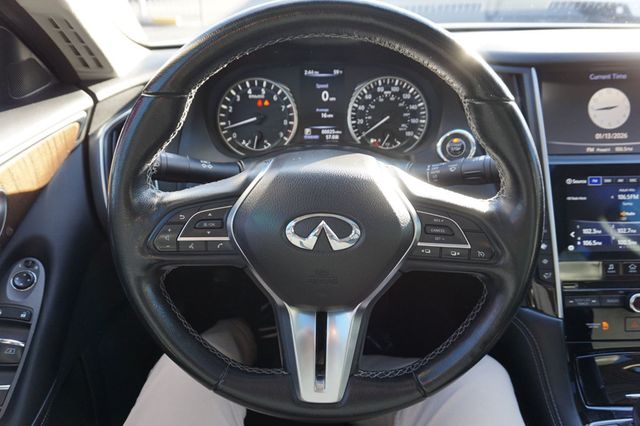 2018 INFINITI Q50 3.0T LUXE, PREMIUM WHEELS, MOON ROOF, LEATHER SEATS, BACKUP CAM - 22971455 - 23