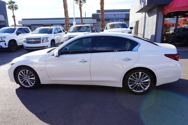 2018 INFINITI Q50 3.0T LUXE, PREMIUM WHEELS, MOON ROOF, LEATHER SEATS, BACKUP CAM - 22971455 - 2
