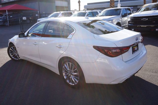 2018 INFINITI Q50 3.0T LUXE, PREMIUM WHEELS, MOON ROOF, LEATHER SEATS, BACKUP CAM - 22971455 - 3