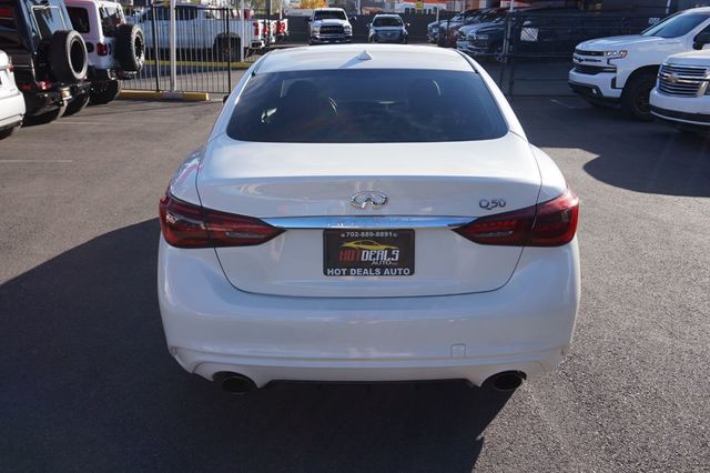 2018 INFINITI Q50 3.0T LUXE, PREMIUM WHEELS, MOON ROOF, LEATHER SEATS, BACKUP CAM - 22971455 - 6