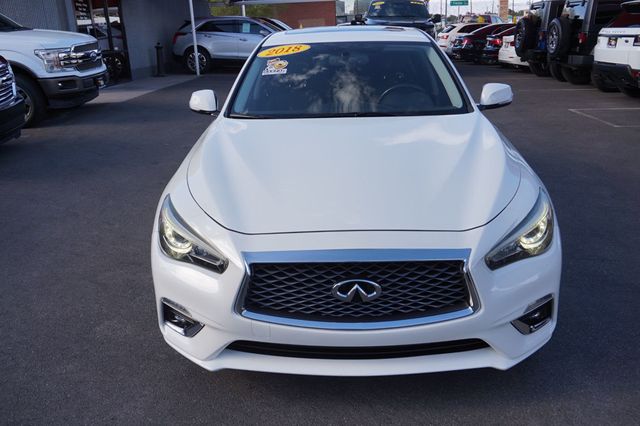 2018 INFINITI Q50 3.0T LUXE, PREMIUM WHEELS, MOON ROOF, LEATHER SEATS, BACKUP CAM - 23018467 - 9