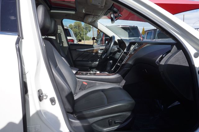 2018 INFINITI Q50 3.0T LUXE, PREMIUM WHEELS, MOON ROOF, LEATHER SEATS, BACKUP CAM - 23018467 - 18