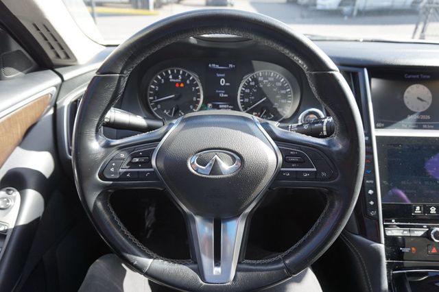 2018 INFINITI Q50 3.0T LUXE, PREMIUM WHEELS, MOON ROOF, LEATHER SEATS, BACKUP CAM - 23018467 - 22