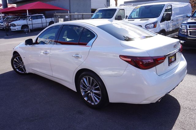 2018 INFINITI Q50 3.0T LUXE, PREMIUM WHEELS, MOON ROOF, LEATHER SEATS, BACKUP CAM - 23018467 - 3