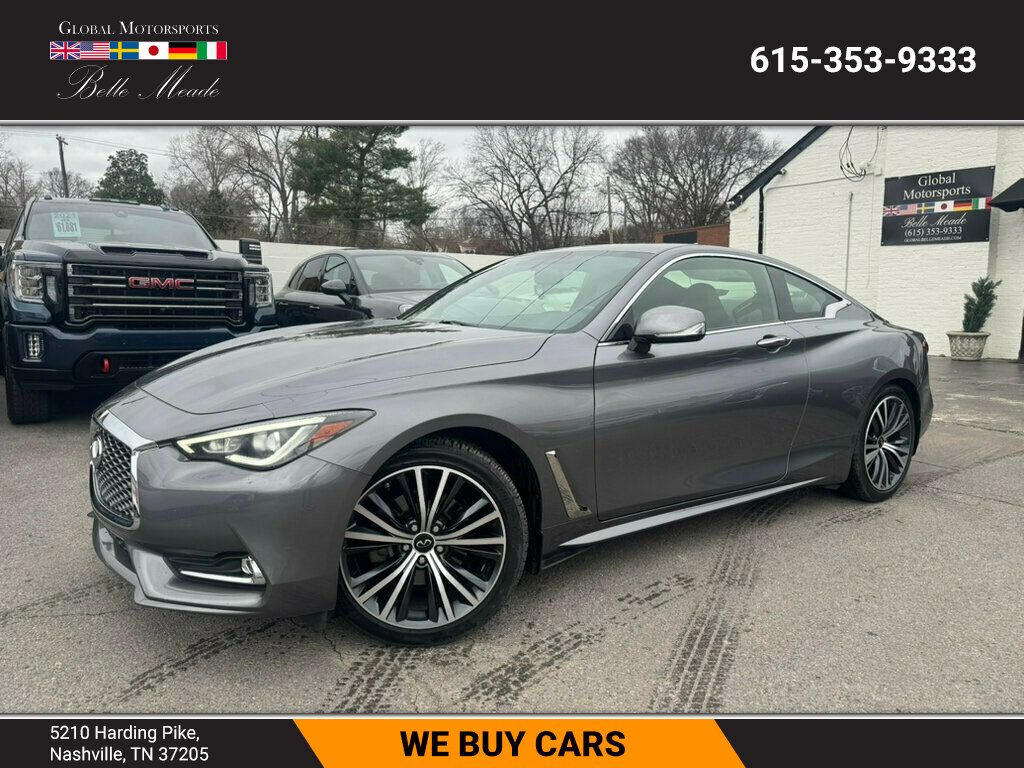 2018 INFINITI Q60 LocalTrade/Luxe/AWD/HeatedLeatherSeats/BackupCamera/NAV - 22789027 - 0