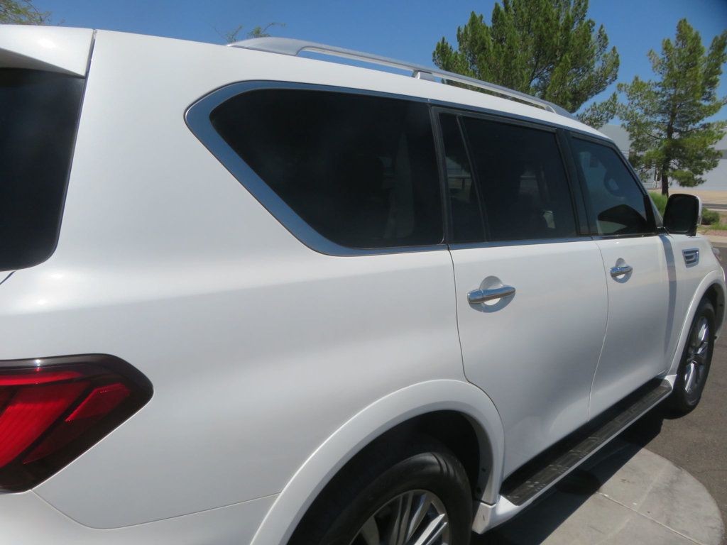 2018 INFINITI QX80 EXTRA CLEAN QX80 SALVAGE TITLE LEATHER THIRD ROW SEAT V8  - 23029547 - 9