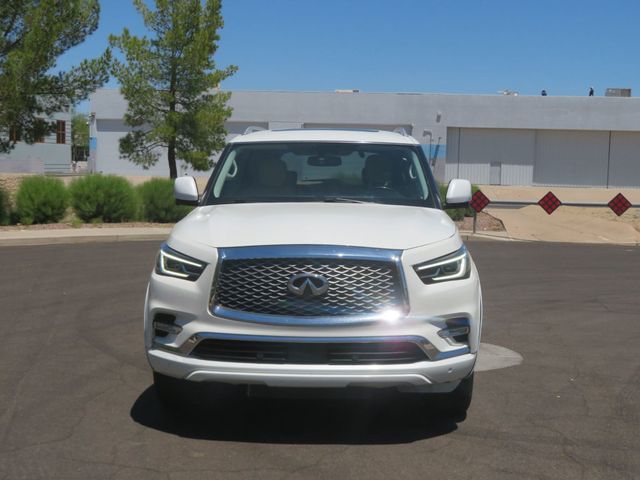 2018 INFINITI QX80 EXTRA CLEAN QX80 SALVAGE TITLE LEATHER THIRD ROW SEAT V8  - 23029547 - 10