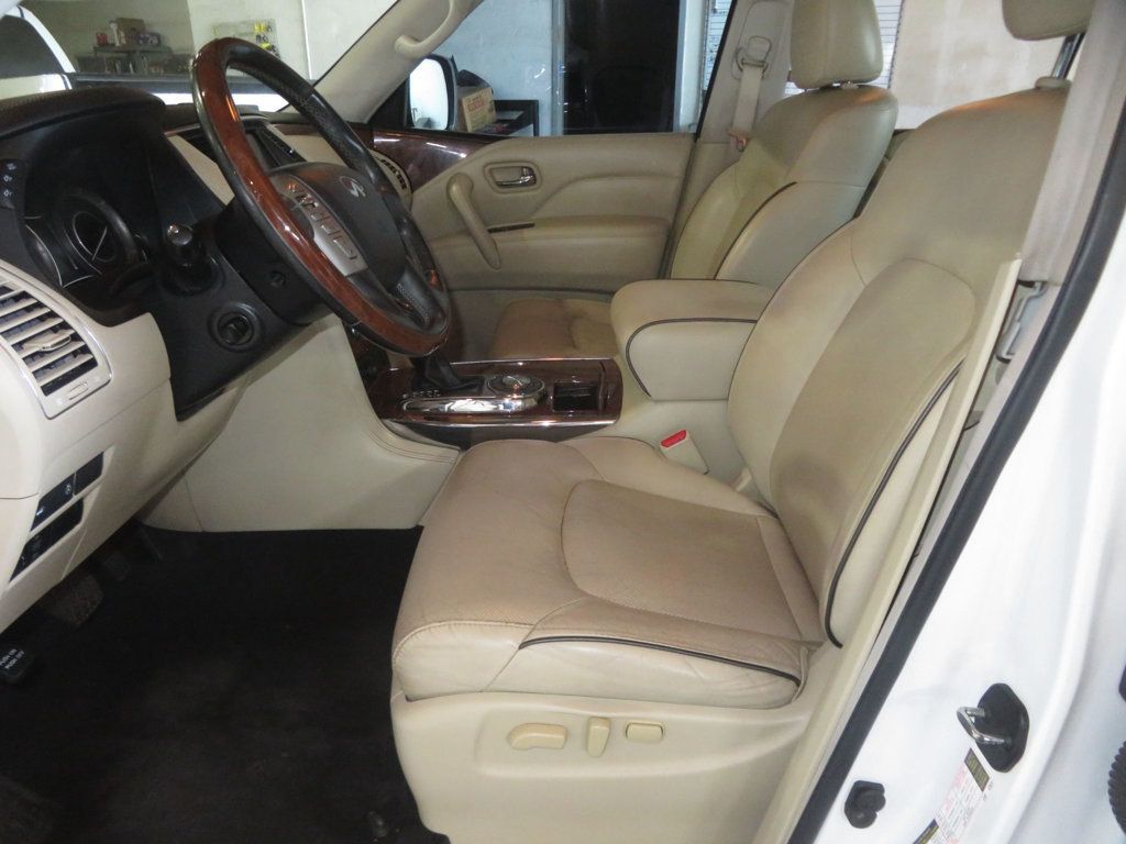 2018 INFINITI QX80 EXTRA CLEAN QX80 SALVAGE TITLE LEATHER THIRD ROW SEAT V8  - 23029547 - 16