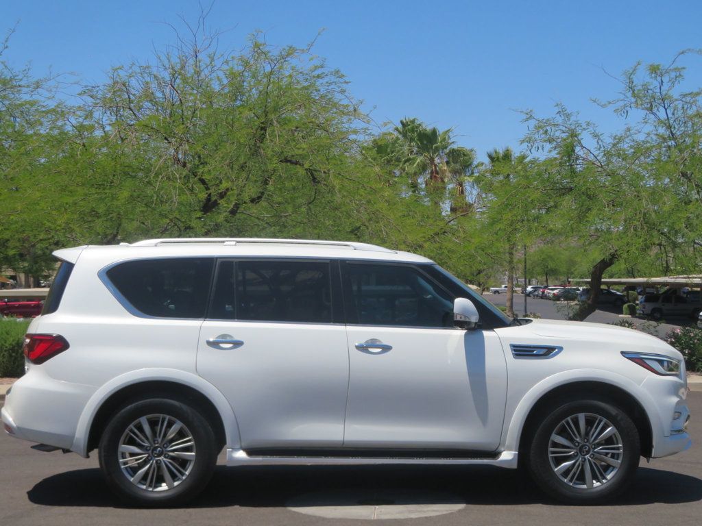 2018 INFINITI QX80 EXTRA CLEAN QX80 SALVAGE TITLE LEATHER THIRD ROW SEAT V8  - 23029547 - 1