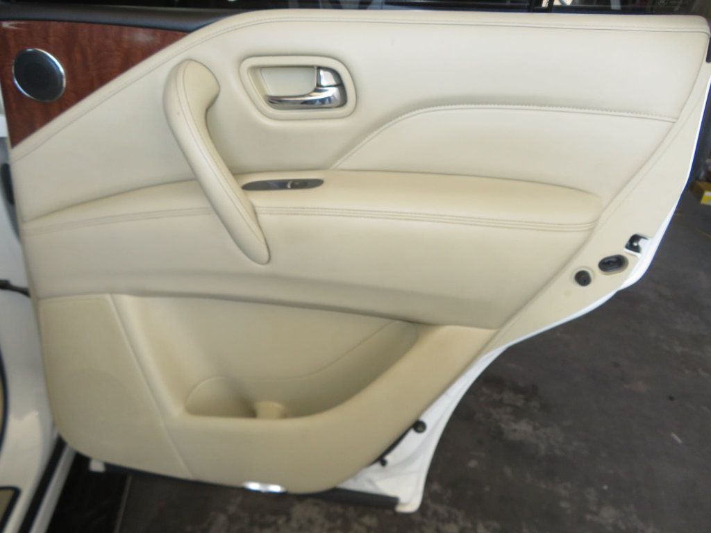 2018 INFINITI QX80 EXTRA CLEAN QX80 SALVAGE TITLE LEATHER THIRD ROW SEAT V8  - 23029547 - 26
