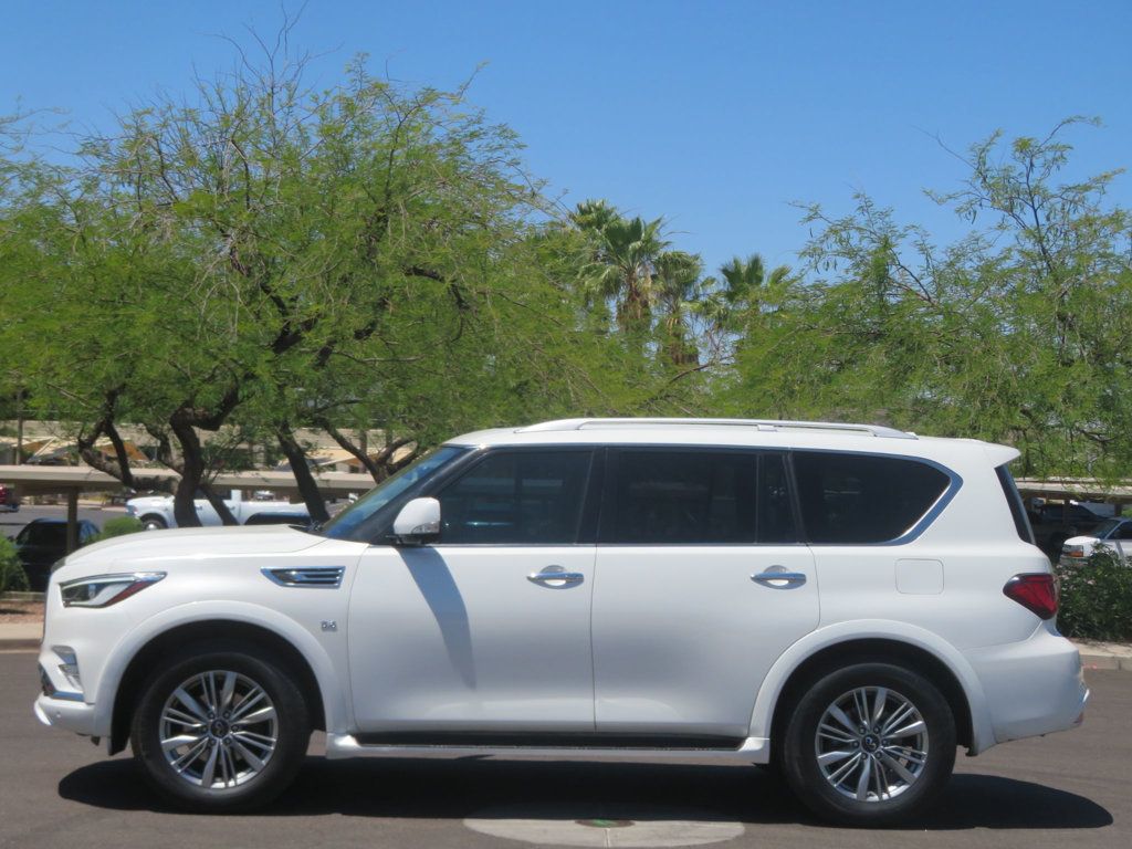 2018 INFINITI QX80 EXTRA CLEAN QX80 SALVAGE TITLE LEATHER THIRD ROW SEAT V8  - 23029547 - 2