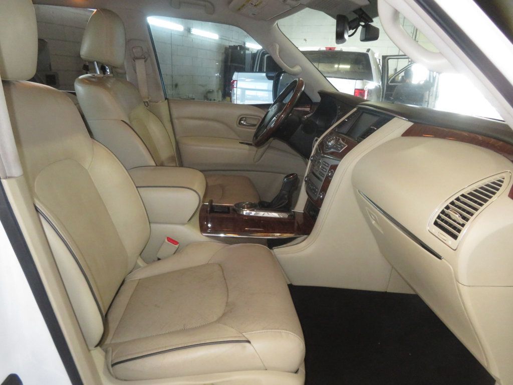 2018 INFINITI QX80 EXTRA CLEAN QX80 SALVAGE TITLE LEATHER THIRD ROW SEAT V8  - 23029547 - 31