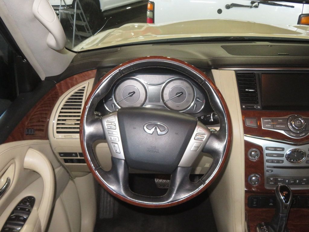 2018 INFINITI QX80 EXTRA CLEAN QX80 SALVAGE TITLE LEATHER THIRD ROW SEAT V8  - 23029547 - 34