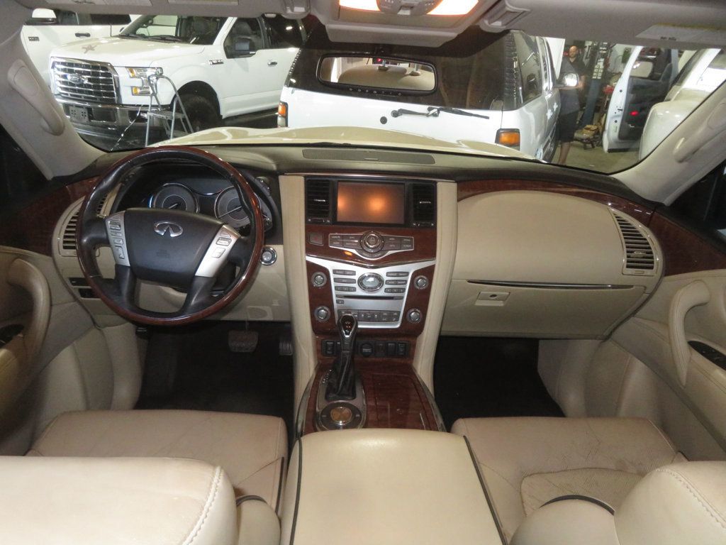 2018 INFINITI QX80 EXTRA CLEAN QX80 SALVAGE TITLE LEATHER THIRD ROW SEAT V8  - 23029547 - 37
