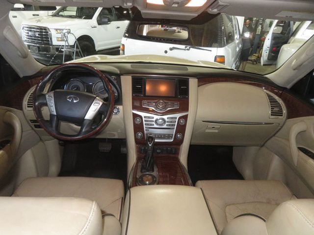 2018 INFINITI QX80 EXTRA CLEAN QX80 SALVAGE TITLE LEATHER THIRD ROW SEAT V8  - 23029547 - 37