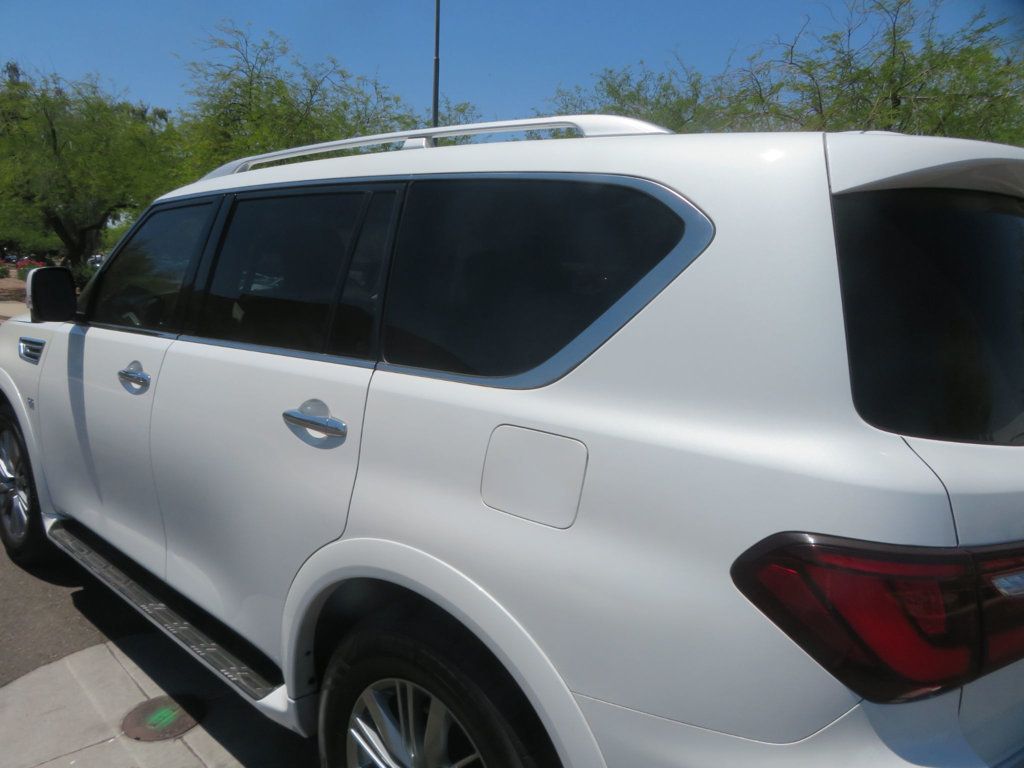 2018 INFINITI QX80 EXTRA CLEAN QX80 SALVAGE TITLE LEATHER THIRD ROW SEAT V8  - 23029547 - 6