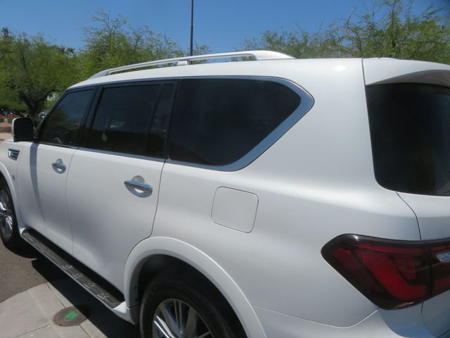 2018 INFINITI QX80 EXTRA CLEAN QX80 SALVAGE TITLE LEATHER THIRD ROW SEAT V8  - 23029547 - 6