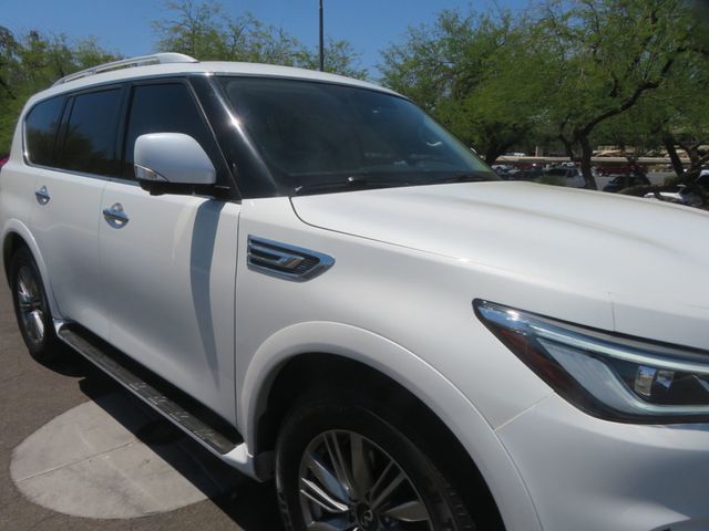 2018 INFINITI QX80 EXTRA CLEAN QX80 SALVAGE TITLE LEATHER THIRD ROW SEAT V8  - 23029547 - 8