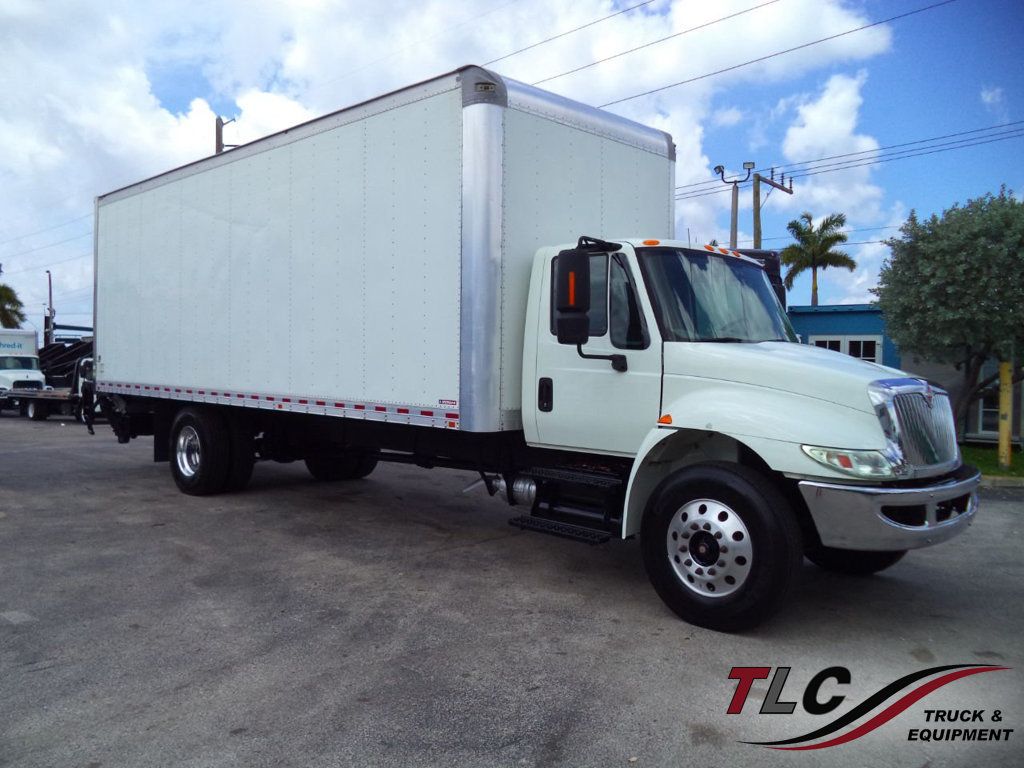 2018 International 4300 26FT x96x102 DRY BOX TRUCK. CARGO TRUCK. 6.7L CUMMINS. - 21973216 | Video 1