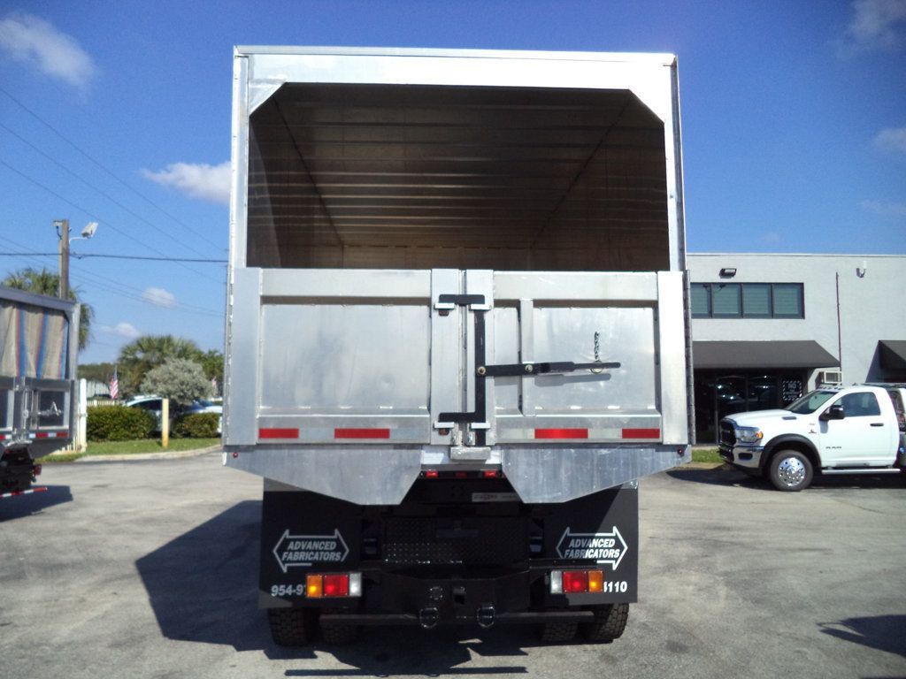 2018 Isuzu FTR w/ New 16ft Aluminum Chipper Dump Landscape Dump Truck - 22953510 - 13