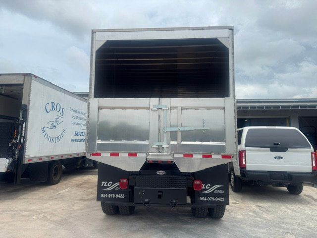 2018 Isuzu FTR w/ New 16ft Aluminum Chipper Dump Landscape Dump Truck - 23048579 - 2