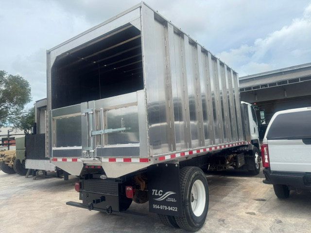 2018 Isuzu FTR w/ New 16ft Aluminum Chipper Dump Landscape Dump Truck - 23048579 - 3