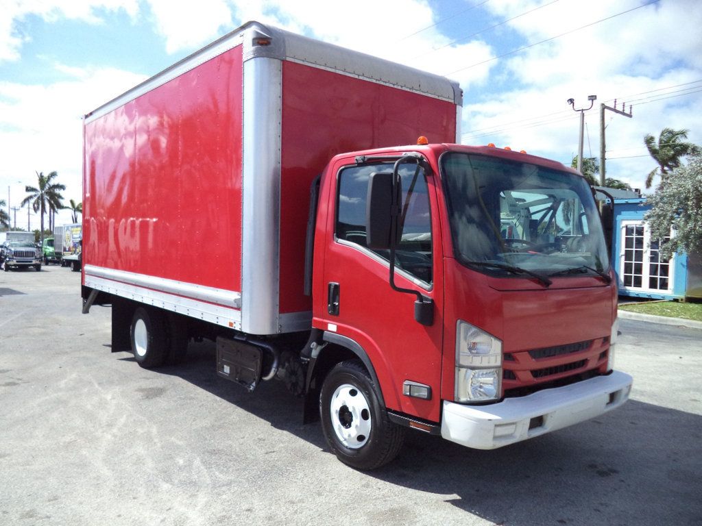 2018 Isuzu NPR HD 16FT DRY BOX TRUCK. ALUMINUM RAIL GATE - 22359103 - 15