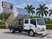 2018 Isuzu NPR HD CREW gas w/ NEW 14ft Landscape Body Aluminum dump Truck - 23092895 - 0