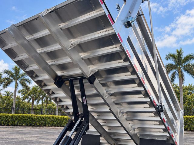 2018 Isuzu NPR HD CREW gas w/ NEW 14ft Landscape Body Aluminum dump Truck - 23092895 - 10