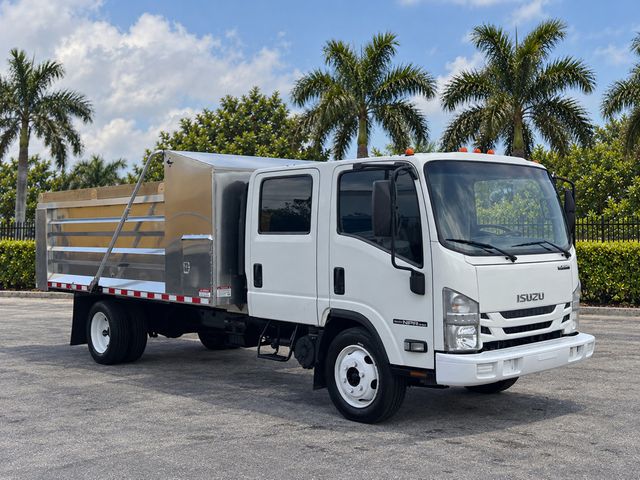 2018 Isuzu NPR HD CREW gas w/ NEW 14ft Landscape Body Aluminum dump Truck - 23092895 - 23