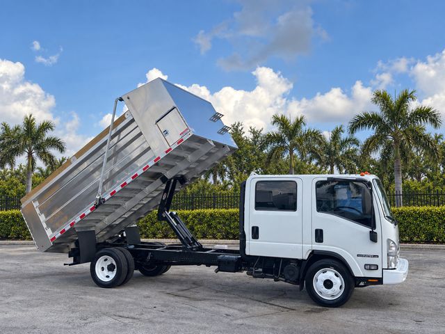 2018 Isuzu NPR HD CREW gas w/ NEW 14ft Landscape Body Aluminum dump Truck - 23092895 - 2