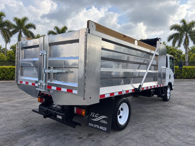 2018 Isuzu NPR HD CREW gas w/ NEW 14ft Landscape Body Aluminum dump Truck - 23092895 - 30