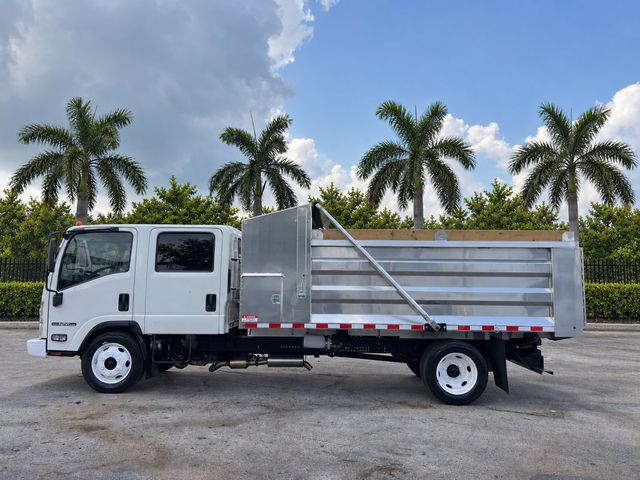 2018 Isuzu NPR HD CREW gas w/ NEW 14ft Landscape Body Aluminum dump Truck - 23092895 - 34