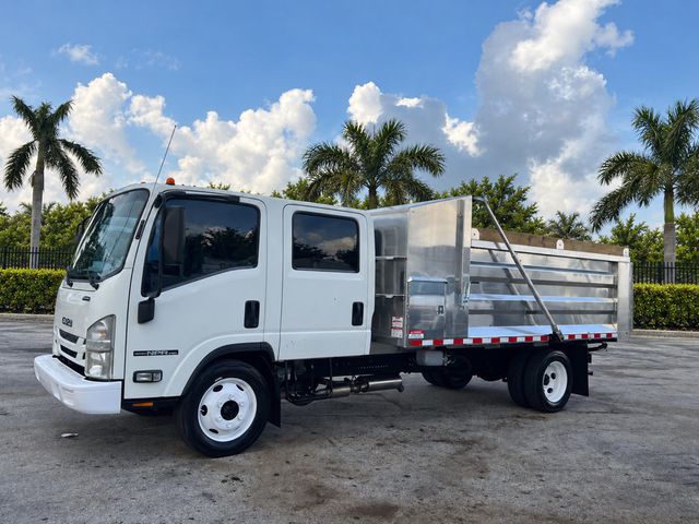 2018 Isuzu NPR HD CREW gas w/ NEW 14ft Landscape Body Aluminum dump Truck - 23092895 - 35