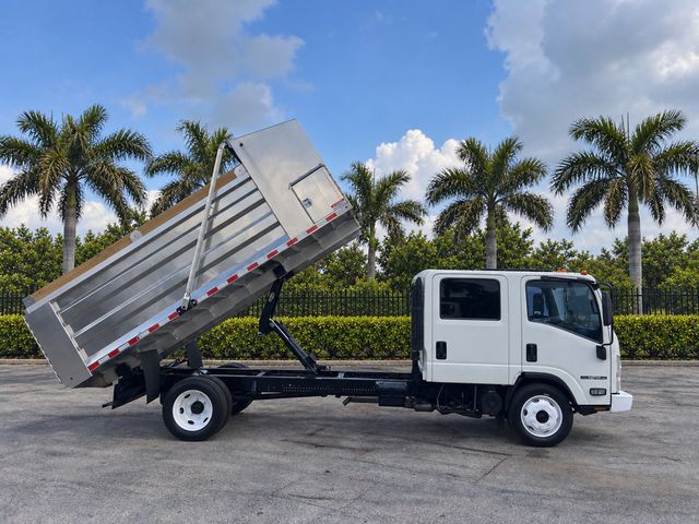 2018 Isuzu NPR HD CREW gas w/ NEW 14ft Landscape Body Aluminum dump Truck - 23092895 - 3