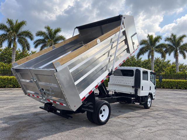 2018 Isuzu NPR HD CREW gas w/ NEW 14ft Landscape Body Aluminum dump Truck - 23092895 - 5