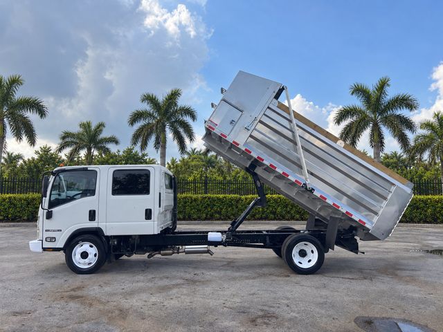 2018 Isuzu NPR HD CREW gas w/ NEW 14ft Landscape Body Aluminum dump Truck - 23092895 - 8