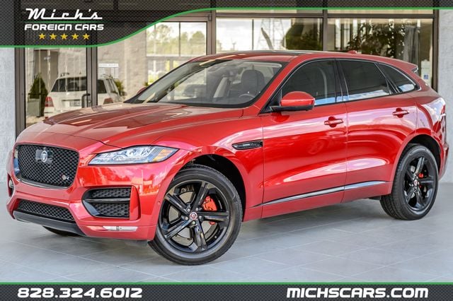 2018 Jaguar F-PACE F PACE R-SPORT AWD - RED ON BLACK - PANO ROOF - NAV - BLUETOOTH  - 23007766 - 0
