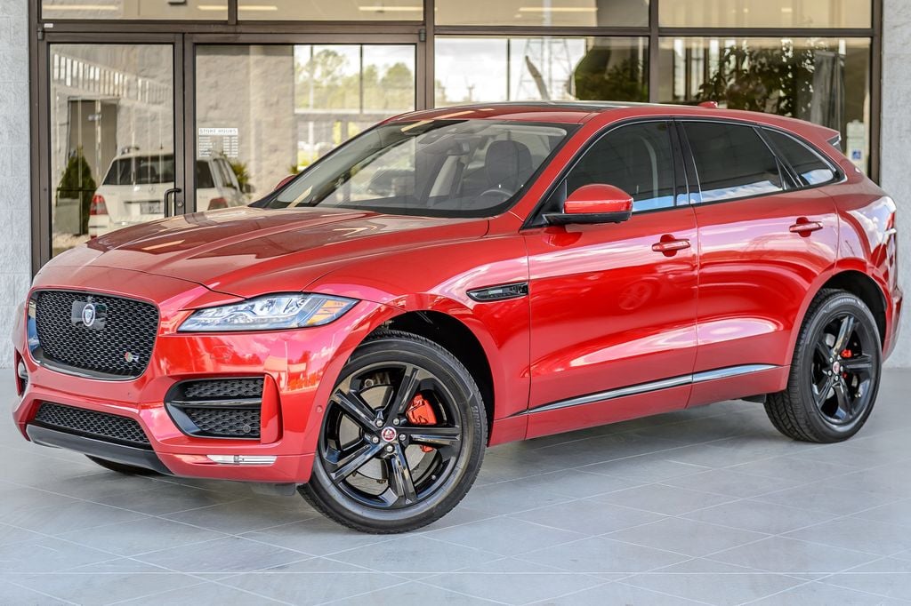 2018 Jaguar F-PACE F PACE R-SPORT AWD - RED ON BLACK - PANO ROOF - NAV - BLUETOOTH  - 23007766 - 1