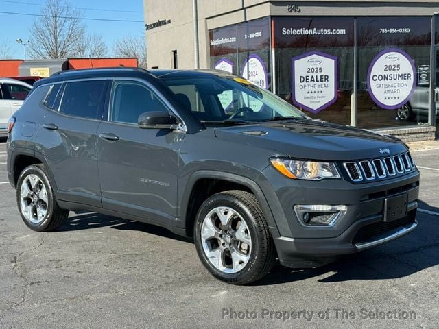 2018 Jeep Compass LIMITED 4X4 W/ BLIND SPOT, PARKING SENSORS & PANO ROOF - 22971248 - 2