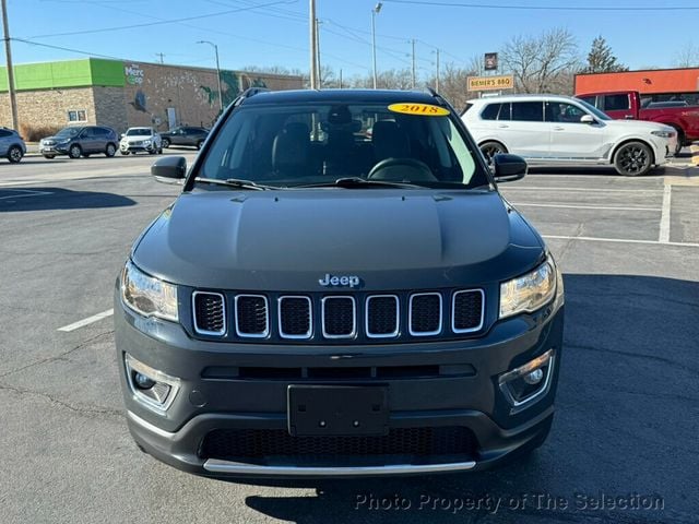 2018 Jeep Compass LIMITED 4X4 W/ BLIND SPOT, PARKING SENSORS & PANO ROOF - 22971248 - 3
